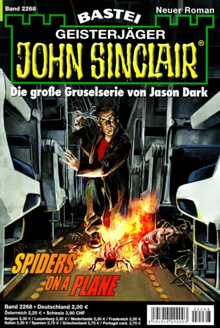 JOHN SINCLAIR Nr. 2268 - Spiders on a Plane - Ian Rolf Hill - NEU