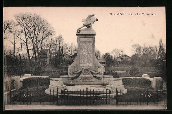 CPA Andresy, The Monument to Its Heroes of the Great War