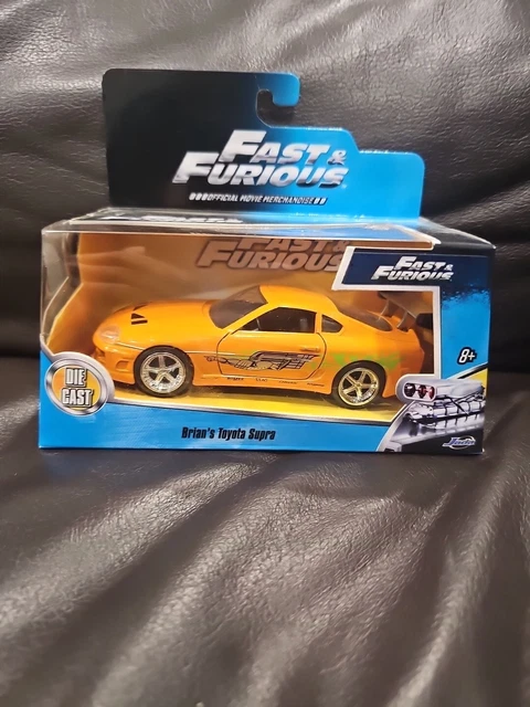 Cadre Photo Toyota Supra Fast & Furious - Échelle 1/43 - Bois - 3 Photos