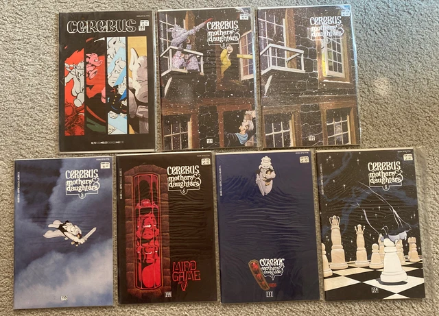 Cerebus Mothers & Daughters 7 Book Lot Aardvark-Vanaheim 1991 Comic #100 153-158