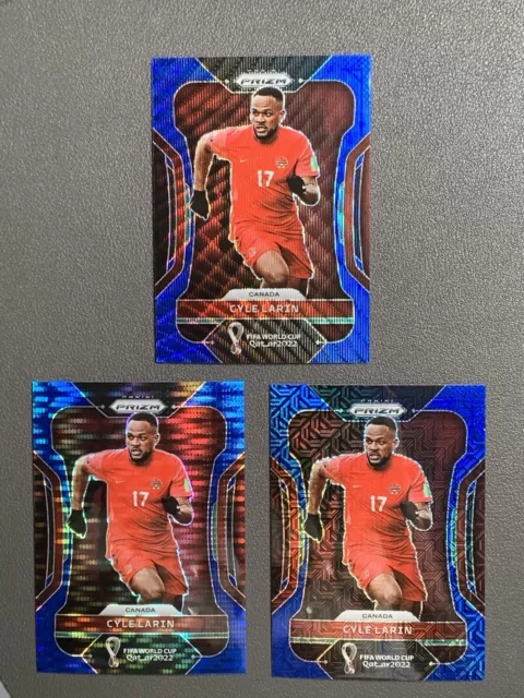 2022 Prizm World Cup CYLE LARIN Blue Pulsar Mojo Wave /49/75 /199!