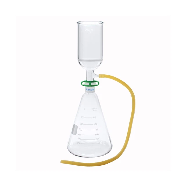 Buchner Funnel Filtering Kit with 1000ml Filter Bottle and 250ml Buchner Funn...
