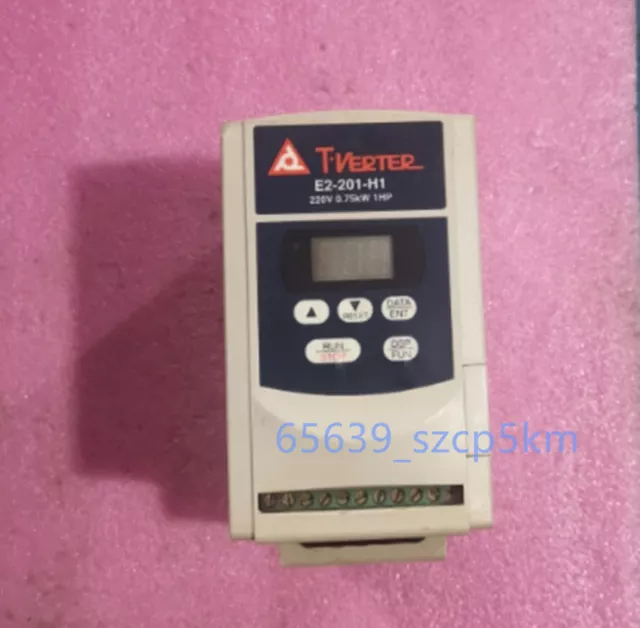 Taian inverter E2-201-H1 220V 0.75KW inverter test replaced E2-201-H1F / A