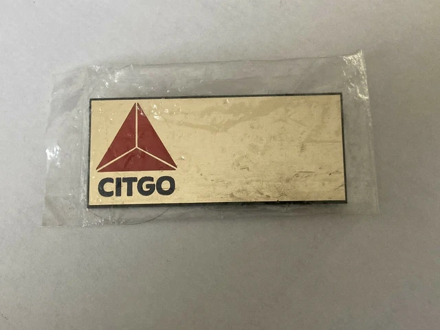 Vintage CITGO Employee Name Tag Gasoline Gas Station Name Badge nos b3