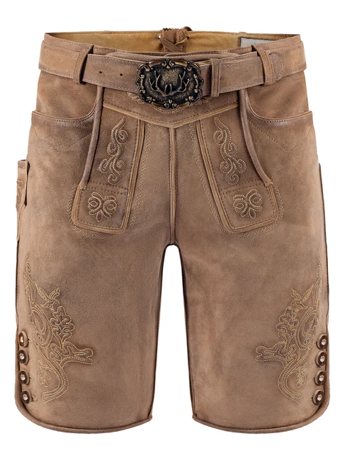 Trachtenlederhose kurz Vincent antilope-sand