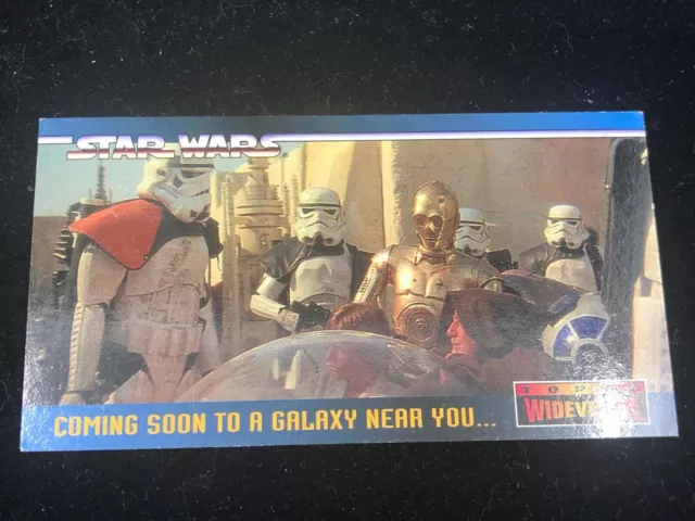 1994 Star Wars Topps Widevision Promo Card #SWP1