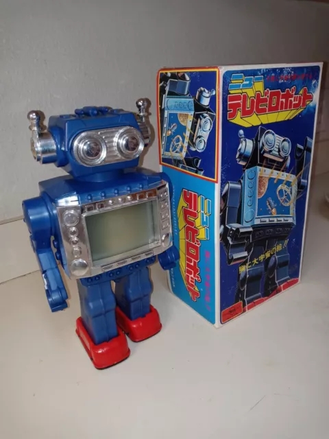 Vintage Horikawa Television Robot Japan Working!