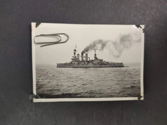 SCHIFF HESSEN IM See Wk2 WW2 Kriegsmarine Linienschiff SMS Hessen EUR 4