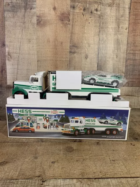 Hess Toy Truck and Racer NEW in Original Packaging and Box 1991