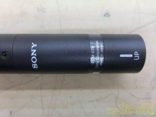 Sony ECM-678 Condensateur Micro Noir
