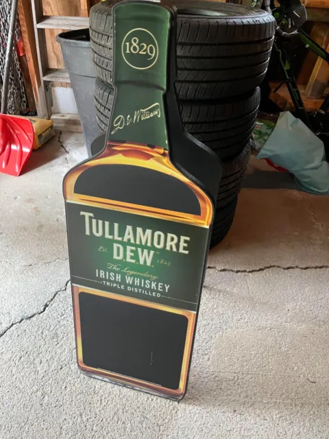 Tullamore Dew Irish Whiskey Sidewalk A-Frame Sign / Display Decor A Frame