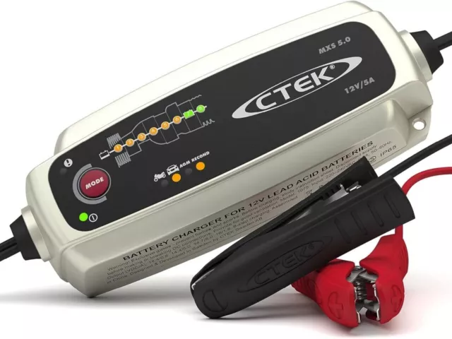 Chargeur de batterie CTEK MXS 5.0 12V CHARGER CHARGER MASTER 0,8A/5A