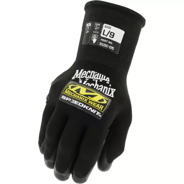 Mechanix Wear S1DC-05-008 Speedknit Dipped Poly Gen Purp Gloves, Med