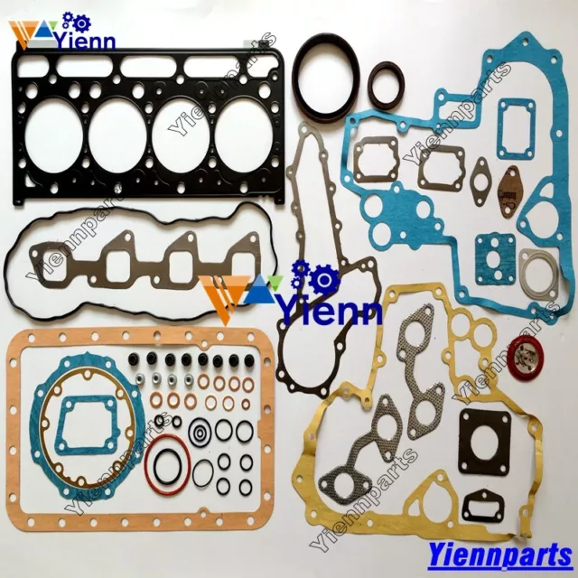 V2403 Full Gasket Kit Engine For KUBOTA Bobcat T180 T190 Loaders 435 Excavator