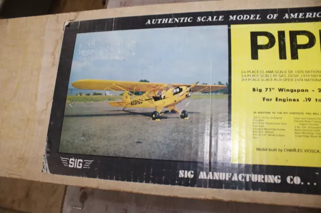 Sig J3 Piper Cub Balsa Kit RC3 Sig J3 Piper Cub Balsa Kit RC3