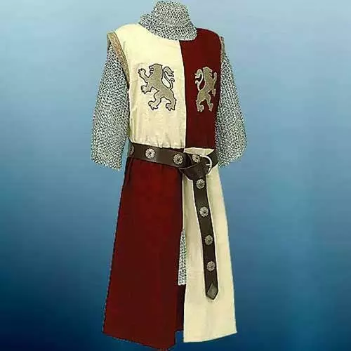 Surcoat médiéval LION HEART LARP Tunique Costume Renaissance