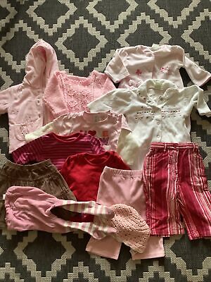 Baby Girls Clothes Clothing Bundle Age 3-6 Months 12 Items Jacket Sleepsuits