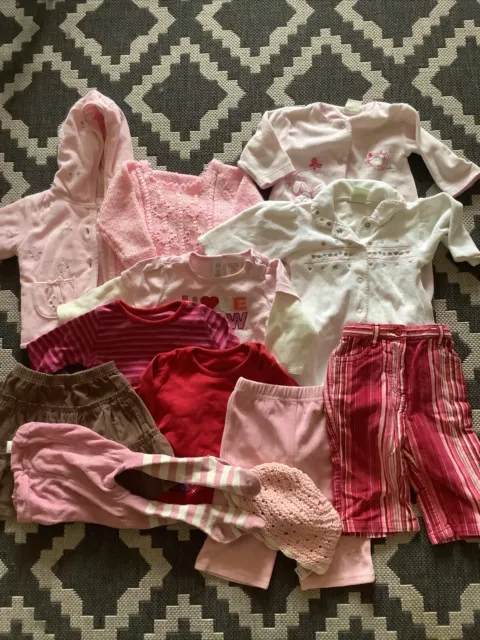 Pacchetto abbigliamento per bambine età 3-6 mesi 12 articoli giacca pigiama