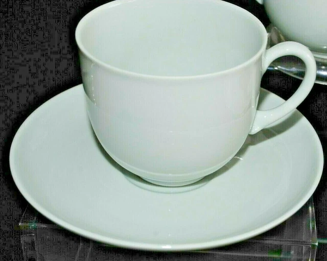 Arzberg Hutschenreuther Gruppe Germany Lot 2 Tea Cup Saucer Set Grey/Green