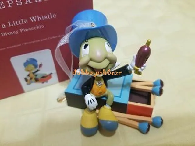 Hallmark 2019 Give a Little Whistle Disney Pinocchio Jiminy Cricket Ornament