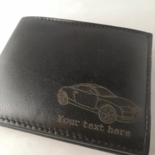 Audi TT Mk1 Personalised Leather Wallet merchandise gift present