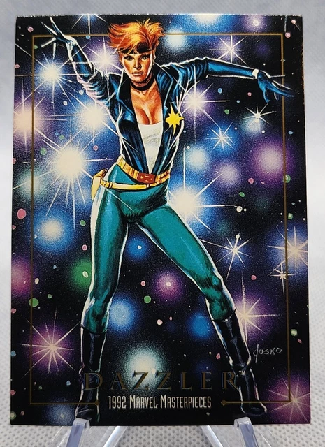Dazzler / 1992 Marvel Masterpieces BASE Trading Card #20 - Art by JOE JUSKO