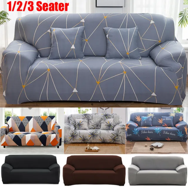 Sofa Covers 1/2/3 Seater Elastic Settee Stretch Slipcover Couch Floral Protector