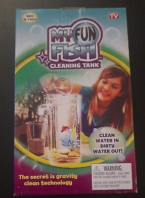 Self Cleaning Aquarium My Fun FISH TANK Complete Light-Small Fish Tank NEW ITEM