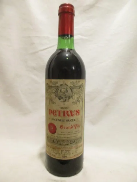 pomerol petrus grand vin (b2) rouge 1980 - bordeaux