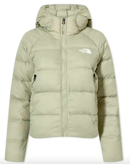 The North Face Women's Hyalite Down Hoodie Jacket / BNWT / Tea Green / RRP £200