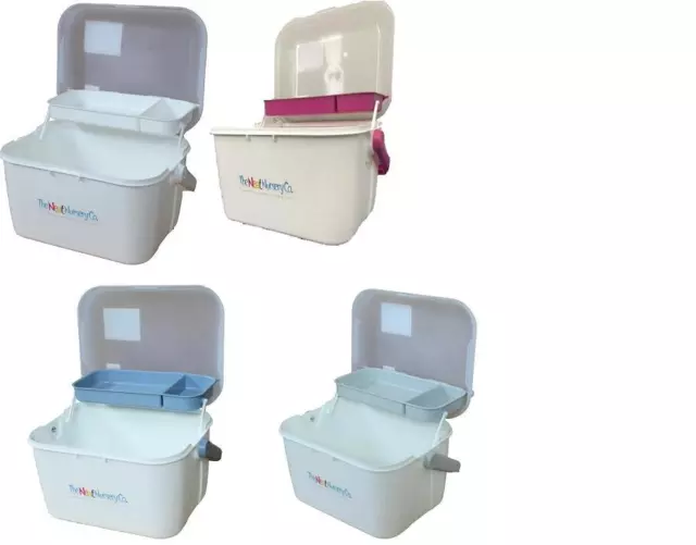 The Neat Nursery Co. Baby Infant Travel Bath Essentials Storage Box Organiser