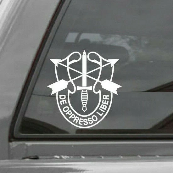 18th Airborne Corps With Jump Wings Decal - 3.8 Inch, UV Resistant, Die-Cut