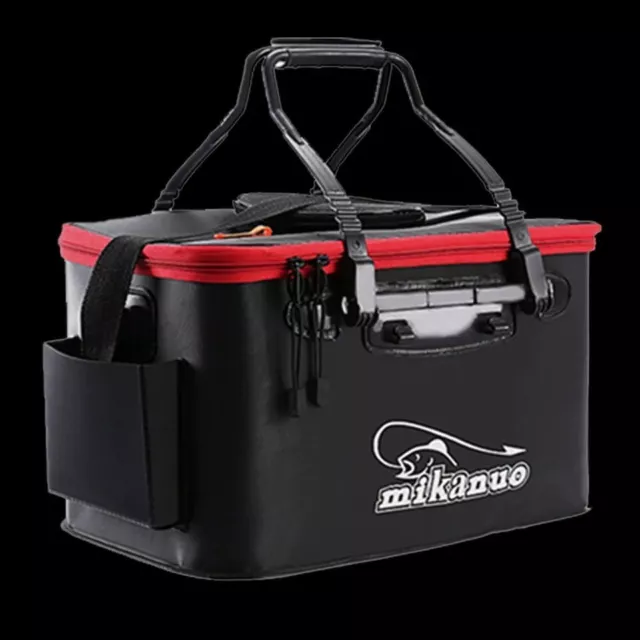 Collapsible Fishing Water Bucket Portable 5 Gallon Camping Storage  Container Bag