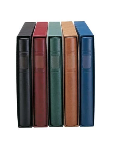Lindner 1122 - H Set: Ringbinder 1102 Y mit Kassette 810 BY-hellbraun