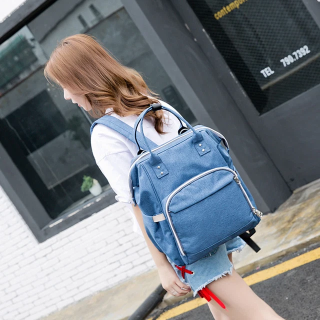 Mummy Diaper Waterproof Backpack Large Capacity Maternity Nappy Baby Travel Bag 5