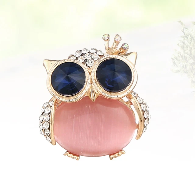 broche vintage épingle ton or avec fausse perle chapeau