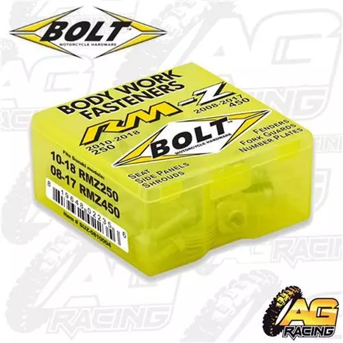 Bolt Motorcycle Plastics Fastener Kit For Suzuki RMZ 250 10-18 RMZ 450 08-17