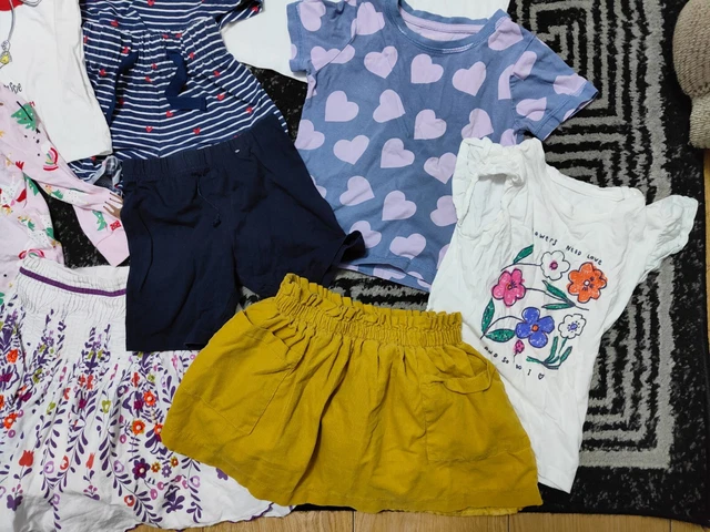 #C83 Enorme pacchetto di vestiti per ragazze 3-4 anni GEORGE NEXT PRIMARK H&M CONVERSE 2