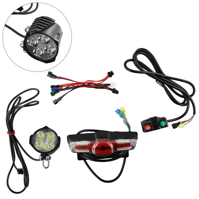 Feu Arrière/feu Arrière Led de Sécurité 36V/48V pour Vélo