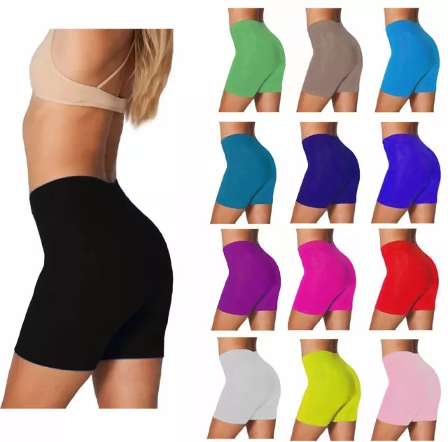 Ladies Womens Cycling Shorts Dancing Shorts Leggings Active Casual Shorts 2