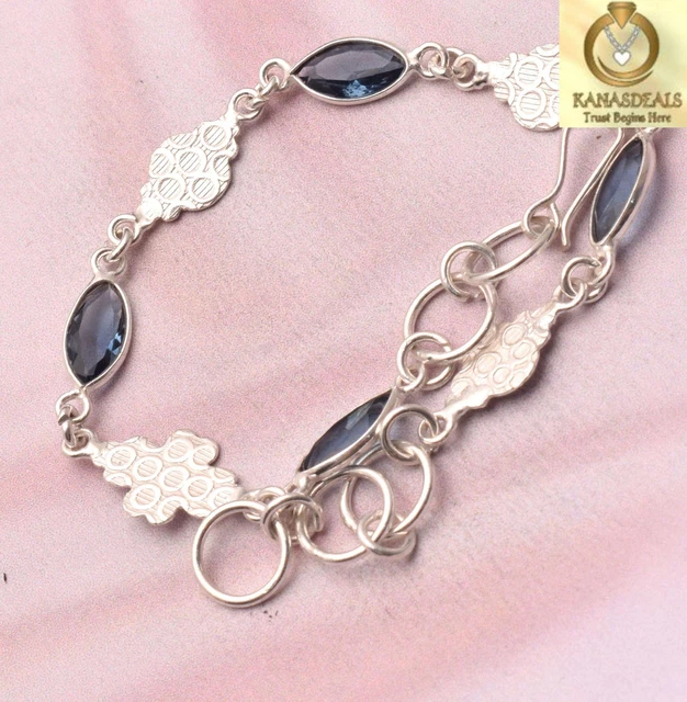 Blue Stone Plated Bracelet Jewellery Sale 4.0 GM Discount @1.49-43271