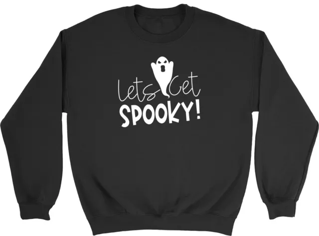 Felpa Halloween Lets Get Spooky uomo donna donna maglione
