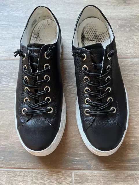 Paul Green Hadley Platform Sneaker Black 10.5 US / 8 UK