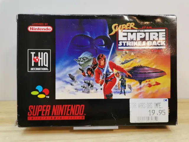 Super nintendo Snes Jeu - Star Wars - The Empire Strikes Back (Scellé )( Pal)