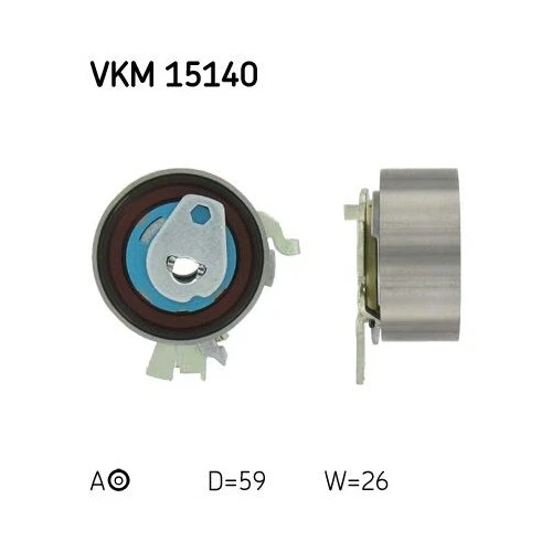 SKF Poulie-tendeur, courroie de distribution pour OPEL VAUXHALL VKM 15140