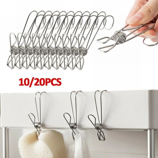 Clip per archiviazione clip antislip 10/20 pz clip per display bagno per ritaglio vestiti