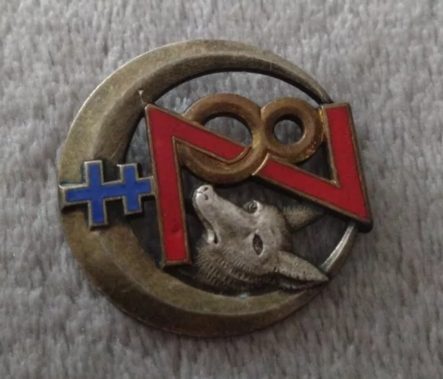 Insigne/pucelle 8 e régiment du Zouave Drago Paris H133 3