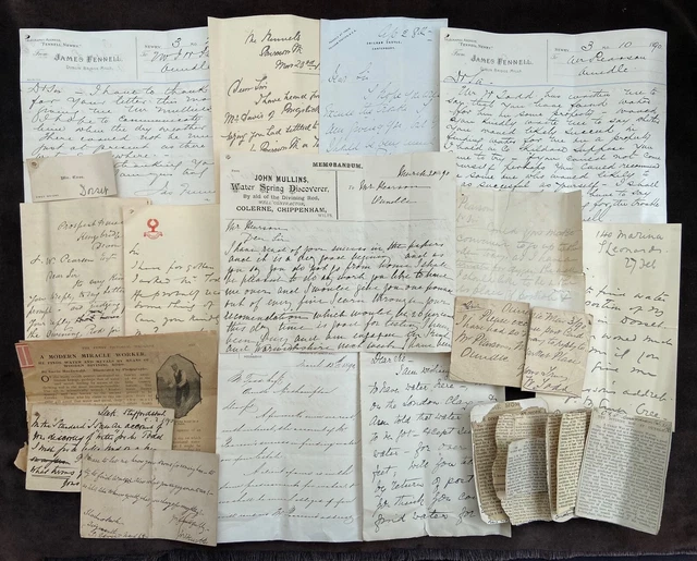 VICTORIAN WATER DIVINING 1890 Letters To A Water Diviner Including John ...