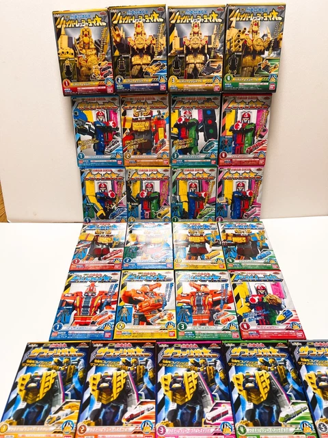 Complete Mini Ranger POWER RANGERS TOQGER Mini Pla All Megazord Complete 25 BOX Set Bandai ...