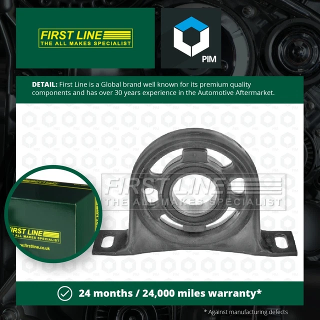 Cuscinetto Propshaft adatto a MERCEDES SPRINTER 906 3.0D Centro 2006 on Firstline Nuovo
